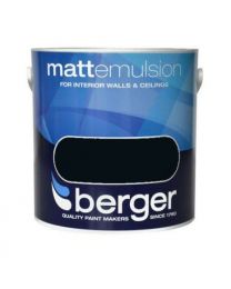 berger 2.5 ltr black matt emulsion