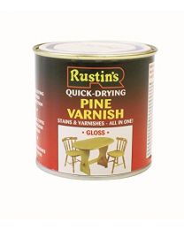 Rustins VGPI250 250 ml Quick Dry Varnish Gloss - Pine