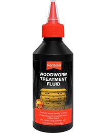 Rentokil PWT25 Woodworm Treatment Fluid, Black, 250 ml