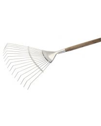 Draper Expert Stainless Steel Lawn Rake with FSC Ash Handle