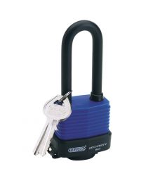 Draper 45mm Laminated Steel Padlock with Extra Long Shackle