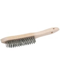 Draper 310mm Stainless Steel 4 Row Wire Scratch Brush