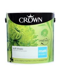 Crown Breatheasy Emulsion Paint - Matt - Soft Khaki - 2.5L
