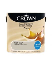 Crown Breatheasy Emulsion Paint - Matt - High Line - 2.5L