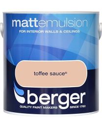Berger Matt Emulsion 2.5L Toffee Sauce