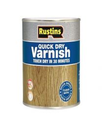 Rustins VSWA250 250 ml Quick Dry Varnish Satin - Walnut