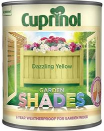 Cuprinol CUPGSDAZ1L 1 Litre Garden Shades - Dazzling Yellow