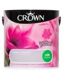 Crown Breatheasy Emulsion Paint - Silk - Sweet Dreams - 2.5L
