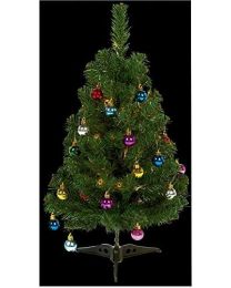 60cm Pre-Lit Dressed Christmas Tree