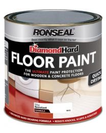Ronseal DHFPWH25L 2.5L Diamond Hard Floor Paint - White