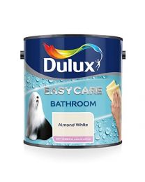 Dulux Easycare Bathroom Plus Soft Sheen Paint, Almond White, 2.5 Litre