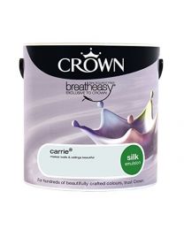 Crown Breatheasy Emulsion Paint - Silk - Carrie - 2.5L