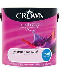 Crown Breatheasy Emulsion Paint - Matt - Lavender Cupcake - 2.5L