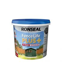 Ronseal RSLFLPPFG5L 5 Litre Fence Life Plus Paint - Forest Green