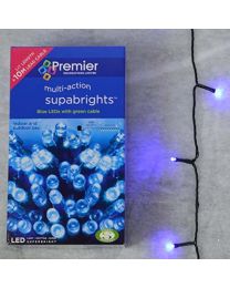 Premier LV053327B Supabrights 80 LED Light, Blue