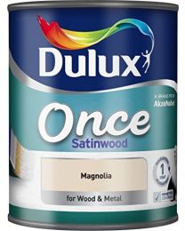 Dulux Once Satinwood Magnolia 750Ml