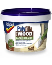 Polycell 5207193 Polyfilla 2 Part Wood Filler, 250 g, White (Pack of 2)