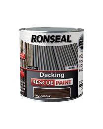Ronseal DRPEO25L 2.5 Litre Decking English Rescue Paint - Oak