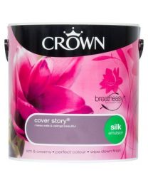 Crown Breatheasy Emulsion Paint - Silk - Cover Story - 2.5L