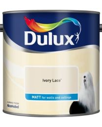 Dulux Matt Ivory Lace, 2.5 L