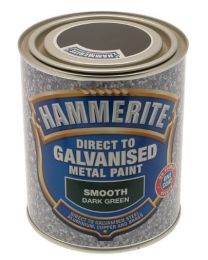Hammerite 5097053 750ml Direct to Galvanised Metal Paint - Dark Green