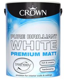 Crown Matt Emulsion 5L PBW