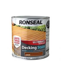 Ronseal UDSCE25L 2.5 Litre Ultimate Protection Decking Stain - Cedar