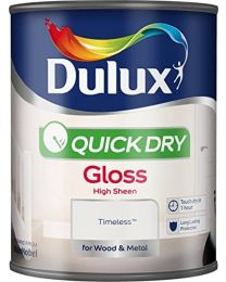 Dulux Quick Dry Gloss Paint, 750 ml - Timeless