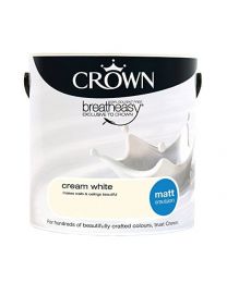 Crown Matt 2.5L Emulsion - Cream White