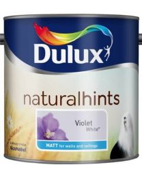 Dulux Matt Violet, 2.5 L - White