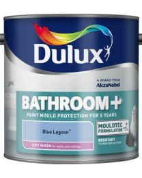 Dulux Bathroom Plus Soft Sheen Paint, 2.5 L - Blue