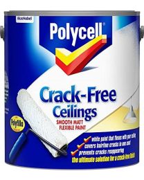 Polycell Crack-Free Ceilings Smooth Matt - 2.5 L