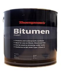 Thompsons Bitumen Paint Black 1 Litre