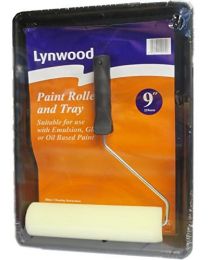 LYNWOOD PAINT ROLLER AND TRAY FOR EMULSION PAINT GLOSS 9 Inch INCH
