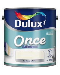Dulux Once Satinwood Jasmine White 750Ml [Misc.]