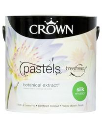 Crown Breatheasy Emulsion Paint - Silk - Botanical Extract - 2.5L