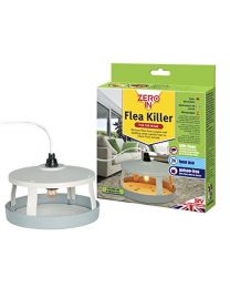 Zero In Flea Killer (Mains Powered, Effective Flea Killer for the Home, Targets Bedding and Carpets Over a 10 m Radius)
