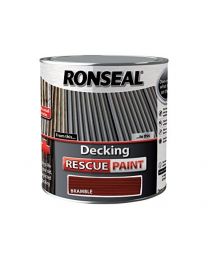 Ronseal DRPB25L 2.5 Litre Decking Rescue Paint - Bramble