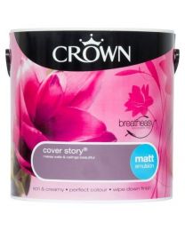 Crown Breatheasy Emulsion Paint - Matt - Cover Story - 2.5L