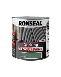 Ronseal RSLDRPW5L 5 Litre Decking Rescue Paint - Willow