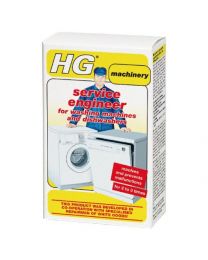 HG service engineer for washing machines and dishwashers 2 x 100gr - A special cleaner and descaler developed in co-operation with professional repairmen.