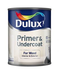Dulux Primer and Undercoat Wood, 250 ml - White