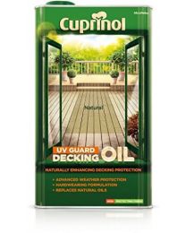 Cuprinol UV Guard Decking Oil Natural Oak 5L