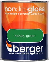 Berger Non Drip Gloss 750ml Henley Green