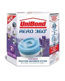 12 X UniBond 2091273 Moisture Absorber Refill Lavender 3 in 1 Power Tab