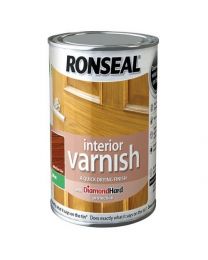 Ronseal RSLIVMMO750 750ml Quick Dry Matt Interior Varnish - Medium Oak