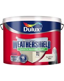 Dulux Weathershield Smooth White Masonry Paint 7.5L