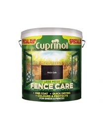 Cuprinol LMFCRO6L 6 Litre Less Mess Fence Care - Rich Oak