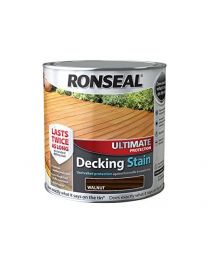 Ronseal UDSW25L 2.5 Litre Ultimate Protection Decking Stain - Walnut