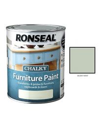 Ronseal RSLCFPDM750 750 ml Chalky Furniture Paint - Dusky Mint